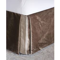 Silvio King Bed Skirt Valance Sheet Brown