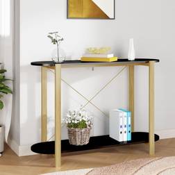 vidaXL black Engineered Console Table