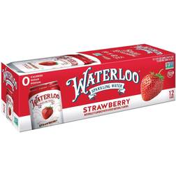 Waterloo Sparkling Water, Strawberry Naturally Flavored, 12 Calories Sugar