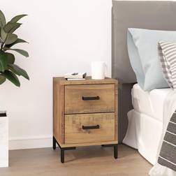 vidaXL Nightstand End Bedside Table