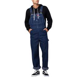 Liberty Men's Stonewashed Denim Bib Overalls - Stone