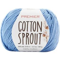 Premier Yarns Cotton Sprout Yarn-Cornflower