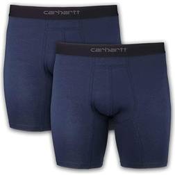 Carhartt Men's Basic Boxer Brief 2-Pack Navy