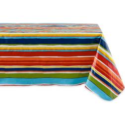 DII 102" Summer Stripe Tablecloth Multicolor