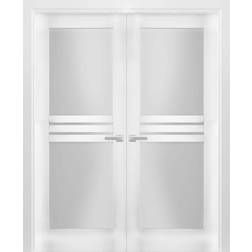 7222 36 Universal Lite Frosted Sliding Door Clear Glass (x)