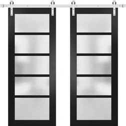 SartoDoors Sturdy Double Sliding Door Frosted Glass R (x)