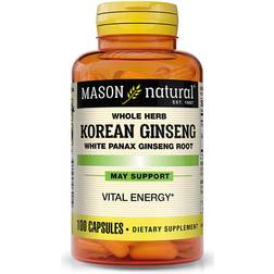 Mason Natural Whole Herb Korean Ginseng with Panax Ginseng Root