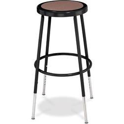 National Public Seating Adjustable Hardboard, Depth Bar Stool