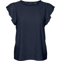 Vero Moda T-Shirt 10286067 Blau Loose Fit