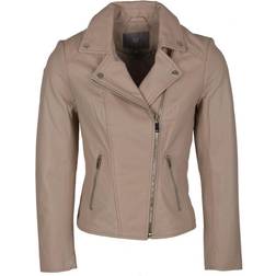 Lakeland Leather Women's Thirlmere Biker Jacket - Parchment