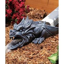 Design Toscano Statuaries greystone Ranier the Dragon Rainspout