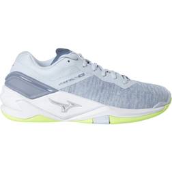 Mizuno Wave Stealth Neo W - Heather/White/Neo Lime