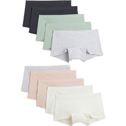 H&M Boxer Briefs 10-pack - Light Green/Light Gray Mottled (0805182013)