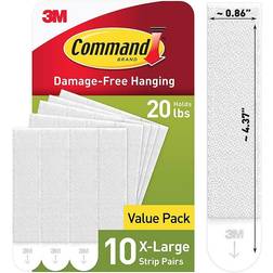 Command Heavy Duty Self-adhesive Decoration 10