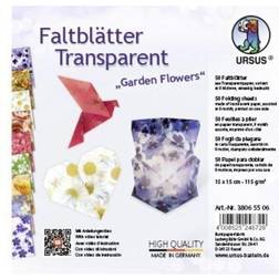 Ursus Faltblätter Transparent "Garden Flowers"