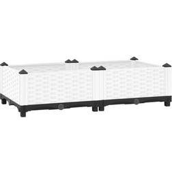 vidaXL Højbed 80x40x23 polypropylen Højbed