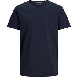 Jack & Jones Enfärgat Rundringning T-shirt Svart