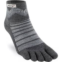 injinji Men's Outdoor Midweight Mini-Crew Wool, XL, Slate