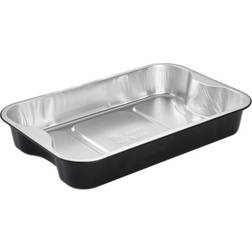 Diverse Foliebakke sort/alu 1900ml 293x193x45mm 400stk/pak