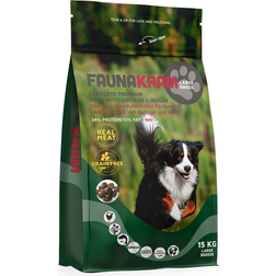 Faunakram Faunakram 15 kg. Large breed real meat grainfree Chicken