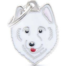 MyFamily tag samoyed tallrik hundar gratis gravering