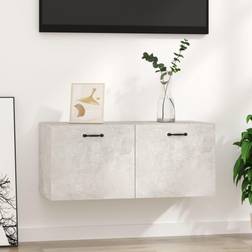 vidaXL 80 x 36,5 x 35 cm Konstrueret Træ Betongrå Vægskab