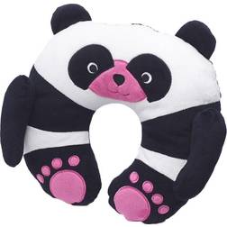 Travel Blue Chi Chi The Panda Kids' Silver/Grey Neck Pillow Blue, Pink, Black, White
