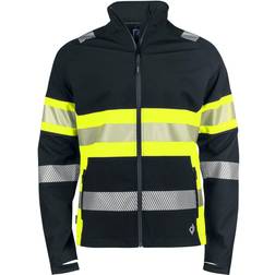 ProJob cardigan 6442, Hi-vis Gul/Svart