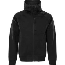 Fristads Sweatshirt Jakke Med Hætte - Sort