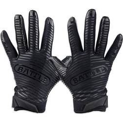 Battle Sports Adult Doom 1.0 Football Receiver Gloves Black