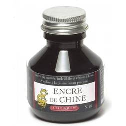 Herbin 11209T Chinatusche, 50 ml, schwarz
