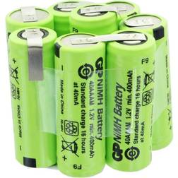 GP Batteries 8/GP40AAM Akku für den Motorhandgriff AkkuPack 9,6V 400mAh ZAP88235