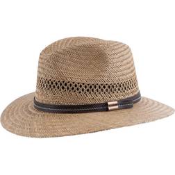 MJM Beige Straw Natural Straw Hat - Beige