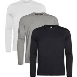 Clique Basic Active T-Shirt Long Sleeve - White