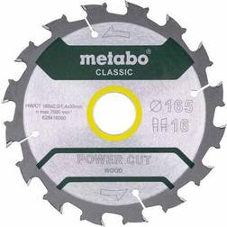 Metabo Sägeblatt "power cut wood classic" 165x2,2/1,4x30, Z16 WZ 5° /B