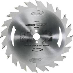 Wolfcraft 6456000 Blad til rundsav i hårdtmetal 127 x 16 mm Antal tænder per tomme 20 1 stk