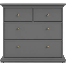 Tvilum Paris Mat Grey Chest of Drawer 96.2x86.9cm