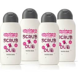 Scrub A Dub Cotton Soft Bubble Bath 4 X 250Ml