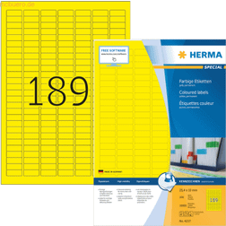 Herma Self Adhesive Coloured Labels 25.4 x 10 mm