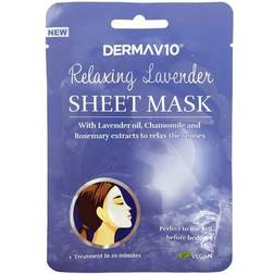 Derma V10 Relaxing Lavender Sheet Mask