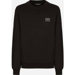 Dolce & Gabbana Jersey sweatshirt with branded tag