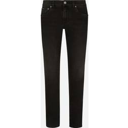 Dolce & Gabbana Gray wash skinny stretch jeans