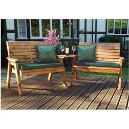 Charles Taylor Twin Set Angled Garden Bench