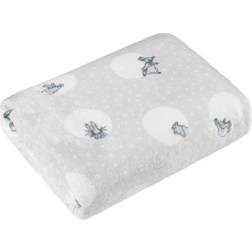Peter Rabbit TM Spot Me Printed Fleece Blankets Grey, White, Multicolour
