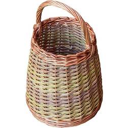 RED HAMPER Hamper S038/HOME Large Wicker Berry Collecting Basket