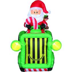 6 ft. Santa With Tractor Inflatable