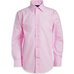 Tommy Hilfiger Boy's Gingham Check Dress Shirt Pink