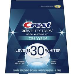 Procter & Gamble Crest 3DWhitestrips 1 Hour Express + Light Teeth Whitening Kit