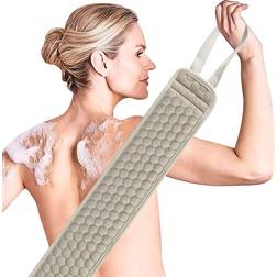 Suntee Exfoliating Back Scrubber& Exfoliating Sponge Pad Set