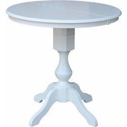 International Concepts 36" Round Top Pedestal Small Table